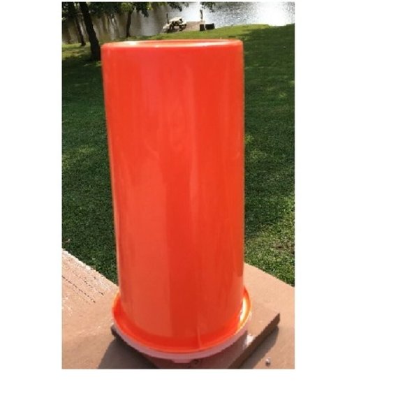 Vtg 1970'sTUPPERWARE Orange Slim Line Juice Water Drink 1 Qt Pitcher & Lid 262-3 - Picture 5 of 5